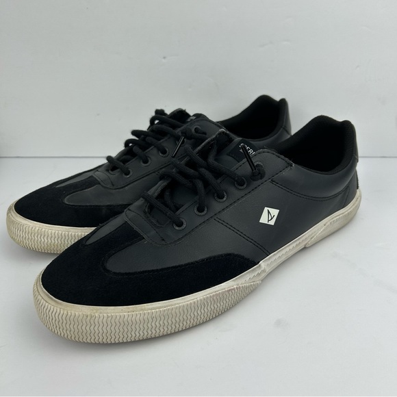 Sperry Sneakers Black Pier Wave Refresh Memory Foam Lace-Up STS87263 12 - Picture 3 of 9